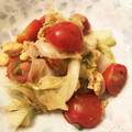 黒パグりん's cooksnap of when they made 簡単！卵とトマトとレタスの中華炒め.