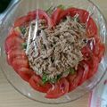 なっちゃん☆ママ☆'s cooksnap of when they made 記念日・誕生日に♡ハートが可愛いサラダ.