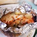 ことのえりまま's cooksnap of when they made 秋鮭としめじのマヨチーズホイル焼.