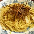 えむさら's cooksnap of when they made パリパリごぼうときのこのジンジャーパスタ.