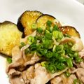 ☆♡まめ♡☆'s cooksnap of when they made 揚げ茄子と豚バラ ポン酢がけ.