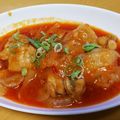 mincho2017's cooksnap of when they made 鶏肉のチリソース煮.