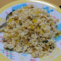 みっひぃぬ's cooksnap of when they made たくあん と しらすと大葉の炒飯.