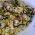 しおとも's cooksnap of when they made ニラたっぷりチャーハン.