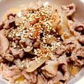 ☆土女☆クック's cooksnap of when they made * 簡単！すき焼き風豚丼 *.