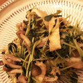 momop★'s cooksnap of when they made 【常備菜】豆苗と油揚げのさっと煮.