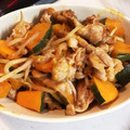 kanjuna's cooksnap of when they made 豚肉とかぼちゃの甘辛炒め.