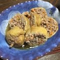 やよもも's cooksnap of when they made ひき肉の油揚げ巻き♪.