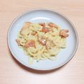 ぴょんらぶ's cooksnap of when they made もったりカルボナーラうどん.
