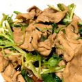 えみぞう1986's cooksnap of when they made 豚肉とクレソンの炒め物.