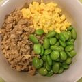おっとarinko's cooksnap of when they made 枝豆の三色丼.