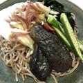 azbjbn's cooksnap of when they made 茄子とピーマンの冷やし煮浸しそば.