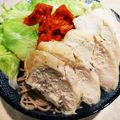 ※Kei's cooksnap of when they made サラダチキンのつるッと蕎麦.