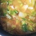 ぴくしーの台所's cooksnap of when they made 我が家の絶品白菜みそ汁.