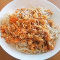 ayakaL7's cooksnap of when they made にんじんしりしりそうめんチャンプルー♡.