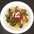 B_C_M's cooksnap of when they made 呑んだ翌日のランチは『鮭缶おろしスパ』.