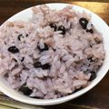 卵せんべい's cooksnap of when they made おもてなしに・・・　　黒豆ごはん.