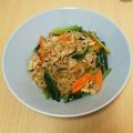 ピーナッツ子♪'s cooksnap of when they made 本格的★春雨と青梗菜の中華炒め.