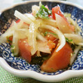 solapapa's cooksnap of when they made 玉葱とトマトのさっぱり青じそ和え.