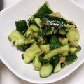 ナンバン's cooksnap of when they made たたききゅうりの梅オリーブ和え.
