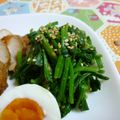 rie-tin's cooksnap of when they made ほうれんそうのナムル.