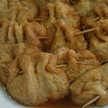 ちよまごちゃん's cooksnap of when they made 長いものもっちり巾着♪.