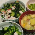 みゆwaco 's cooksnap of when they made ワカメときゅうりとタコの酢の物☆三杯酢★.