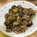 ♡くりーむ♡'s cooksnap of when they made ♥茄子と豚肉のこってり甘辛味噌炒め♥.