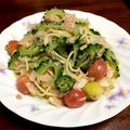 めぇ～こ's cooksnap of when they made 苦くない！ツナとゴーヤの冷製パスタ☆.