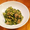 クレハ★'s cooksnap of when they made きゅうりのツナ入りゴマ味噌和え.