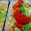 snow☆fire's cooksnap of when they made レンチン♥ベーコンと水菜のカレー焼きそば.