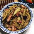 lailamiwa's cooksnap of when they made なすとベーコンの和風バター醤油パスタ.