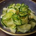 sunujiro's cooksnap of when they made きゅうりとたまねぎのナムル.
