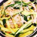 ELazIly's cooksnap of when they made やみつききゅうりハムしらたきで中華サラダ.