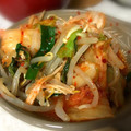JimmyAmago's cooksnap of when they made キムチと豆もやしとニラとエノキのナムル.