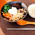 たまごまるこ's cooksnap of when they made 財布に優しい♪ひき肉でも本格ビビンバ♥.