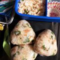 ★☆爽羽ﾏﾏ☆★'s cooksnap of when they made 簡単♪鮭フレ大葉チーズおにぎり.
