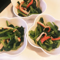 aerie's cooksnap of when they made 小松菜とカニカマの和え物.