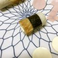 トラととら's cooksnap of when they made おつまみ　チーズ入りちくわの海苔巻き.