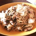 笹ささ☆'s cooksnap of when they made 安！早！旨！サバ水煮缶ワンポットパスタ　.