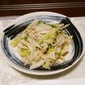 ぽんこ♡'s cooksnap of when they made 軟骨（ヤゲン）ネギ塩炒め.