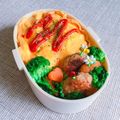 ♡pana♡'s cooksnap of when they made 簡単うちのオムライス☆お弁当にも.