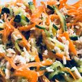 グリーンルバーブ's cooksnap of when they made 簡単！ズッキーニと人参の中華風ツナサラダ.