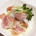 クックF0LXY7☆'s cooksnap of when they made 塩ラーメンで！冷製カルボナーラ.