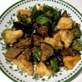 sato3★'s cooksnap of when they made ダイエット鳥胸肉となすとピーマン中華炒め.