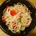 jun120121's cooksnap of when they made 簡単★ツナトマト冷製パスタ〜味噌ﾆﾝﾆｸ.
