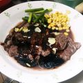 ずぼらなさかな's cooksnap of when they made 牛肉のステーキ★バルサミコソース.