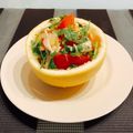 oooooo312's cooksnap of when they made グレープフルーツと鶏ささ身のマリネサラダ.