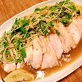 クックNHZFEE☆'s cooksnap of when they made 湯煎にポン！しっとり蒸し鶏.