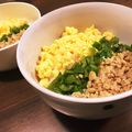 bb☆'s cooksnap of when they made 卵パラパラ♪簡単＊三色丼＊そぼろ弁当にも.